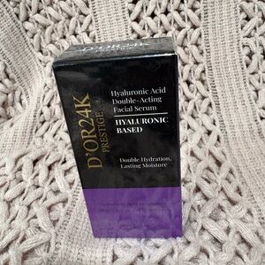 D'OR24K Prestige Hyaluronic Acid Facial Serum - Black & Purple